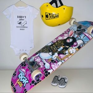 Daddy’s Future Skateboarding Buddy Onesie